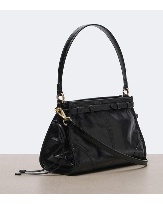Prada Black Bonnie Small Leather Shoulder Bag