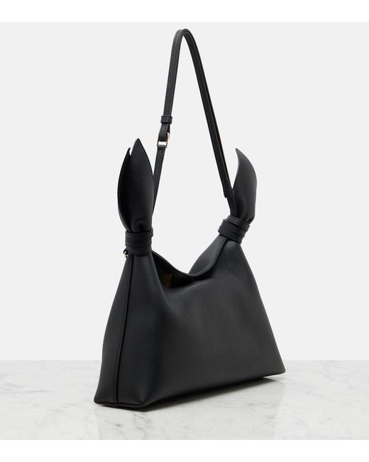 Loewe Black Scarf Medium Leather Shoulder Bag