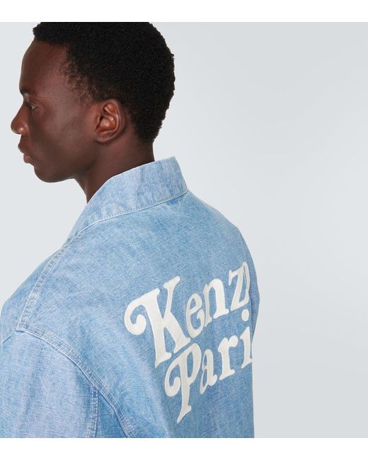 KENZO Blue X Verdy Denim Jacket for men