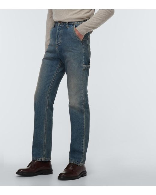 Winnie New York Blue Straight Jeans for men