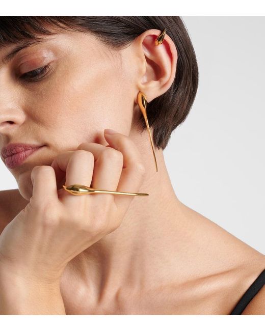 Givenchy Metallic Maple Seed Set Of 2 Ear Cuffs