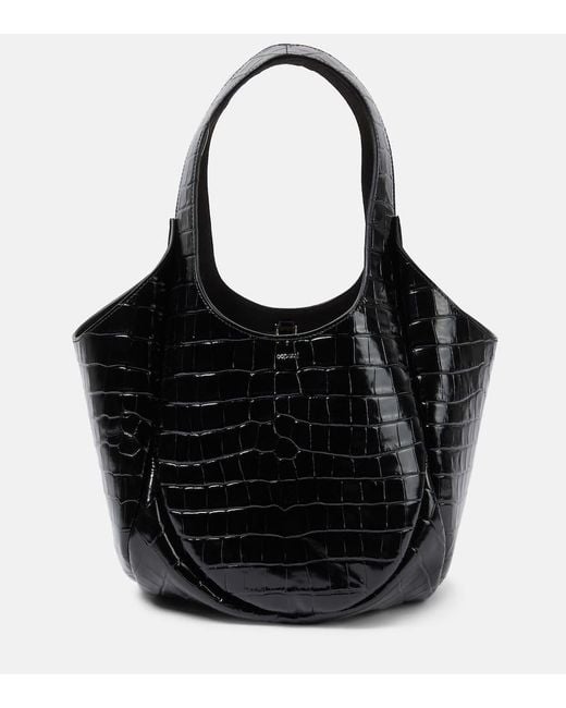 Coperni Black Bucket-Bag aus Leder