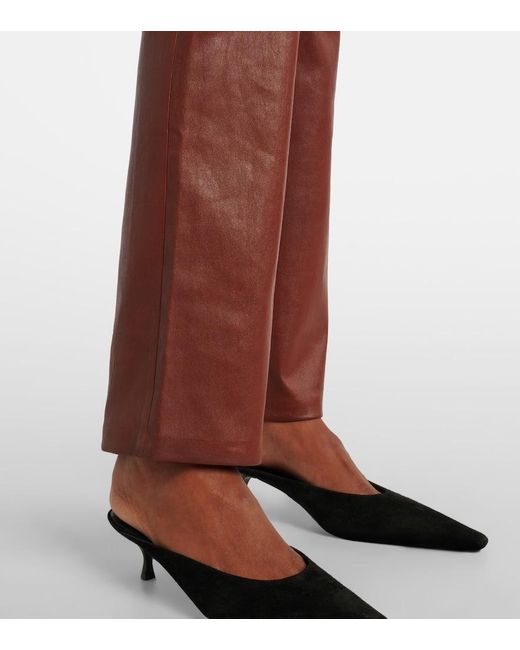 Stouls Jp Long Leather Flared Pants