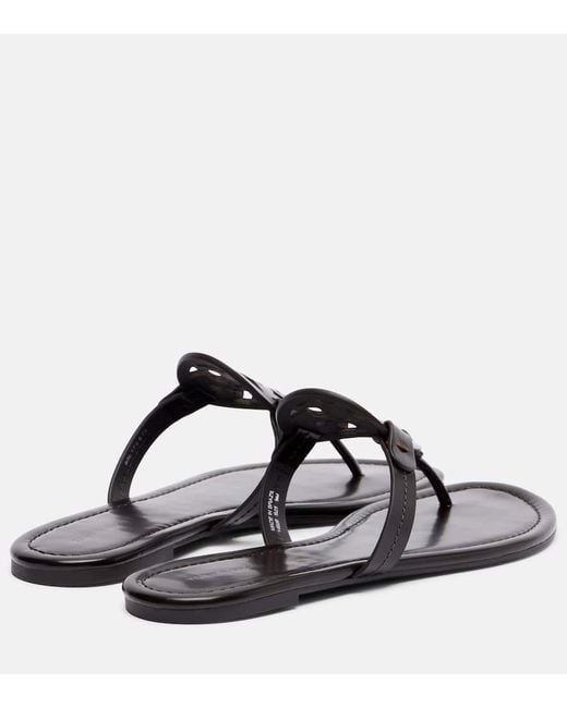 Tory Burch White Sandalen Miller Aus Leder