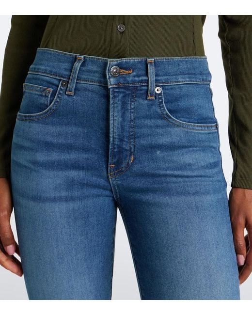 Jeans Flared Beverly Veronica Beard de color Blue