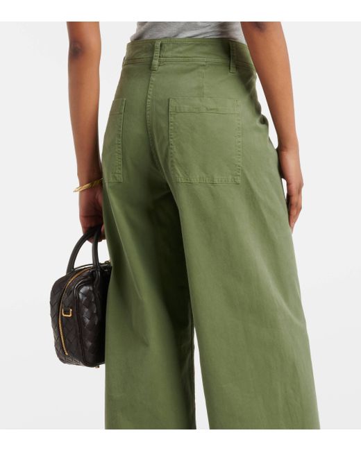 Pantalon ample Megan en coton Nili Lotan en coloris Green