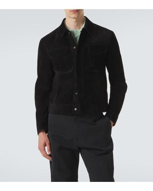Tom Ford Black Suede Jacket for men