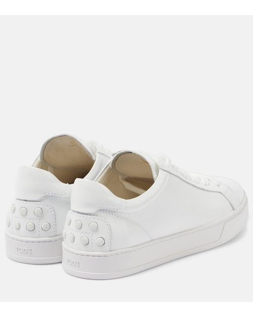 Tod's White Leather Sneakers