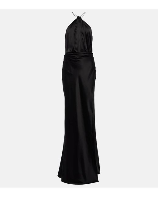 The Sei Black Silk Gown