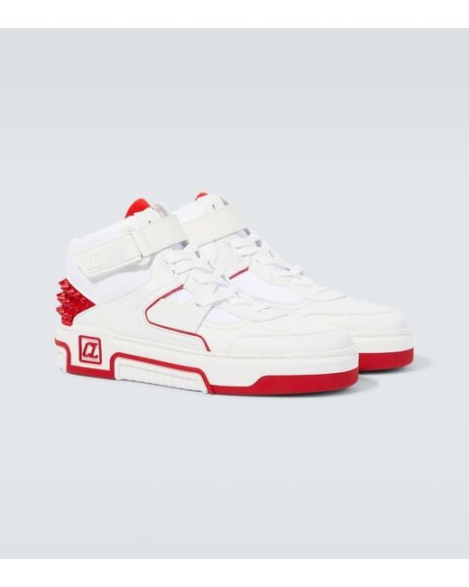Christian Louboutin White Astroloubi Leather Sneaker for men