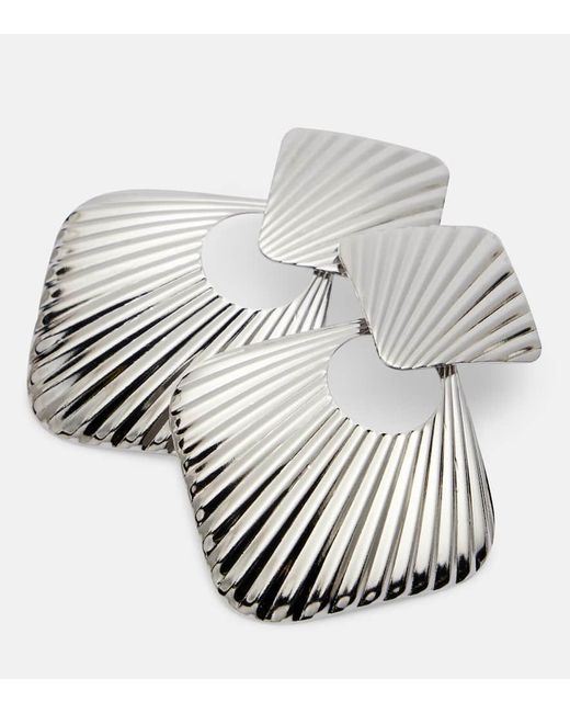 Pendientes Demetra Jennifer Behr de color Metallic