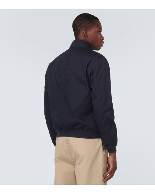 Polo Ralph Lauren Blue Cotton Blouson Jacket for men