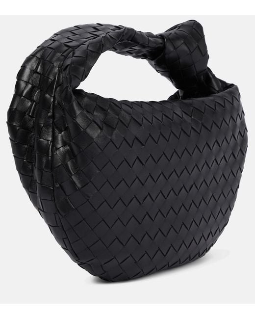 Bottega Veneta Black Jodie Teen Leather Tote