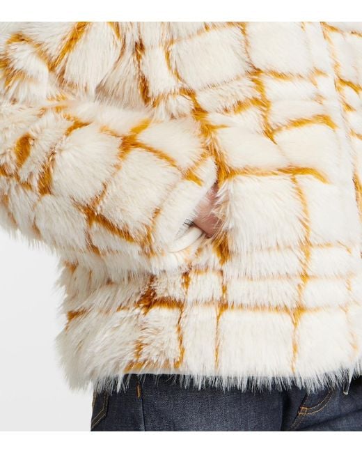 Moncler Natural Pluvier Checked Jacket