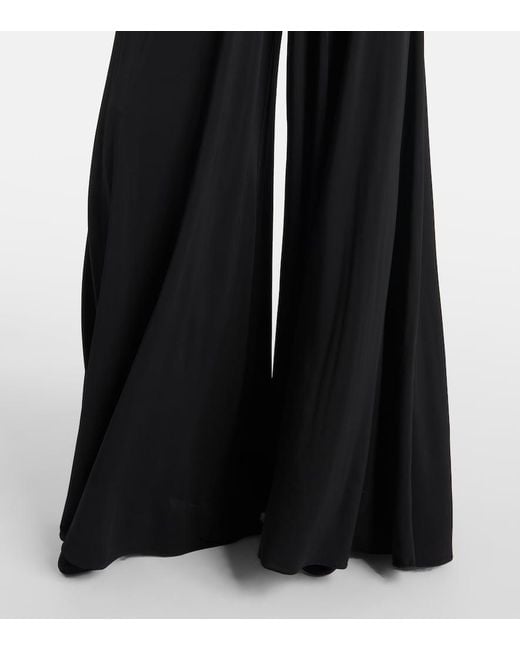Alaïa Black Flared Jumpsuit