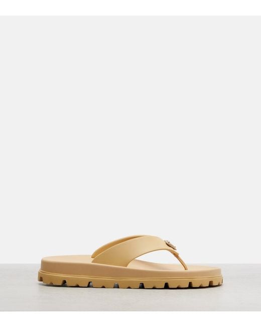 Prada Natural Sandalen