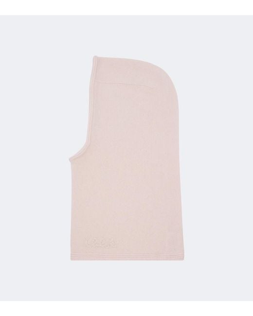 Chloé Pink Wool Balaclava