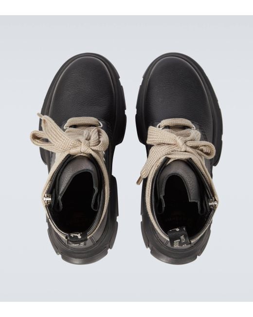 Rick Owens Black X Dr. Martens 1460 Dmxl Jumbo Lace Leather Boots for men
