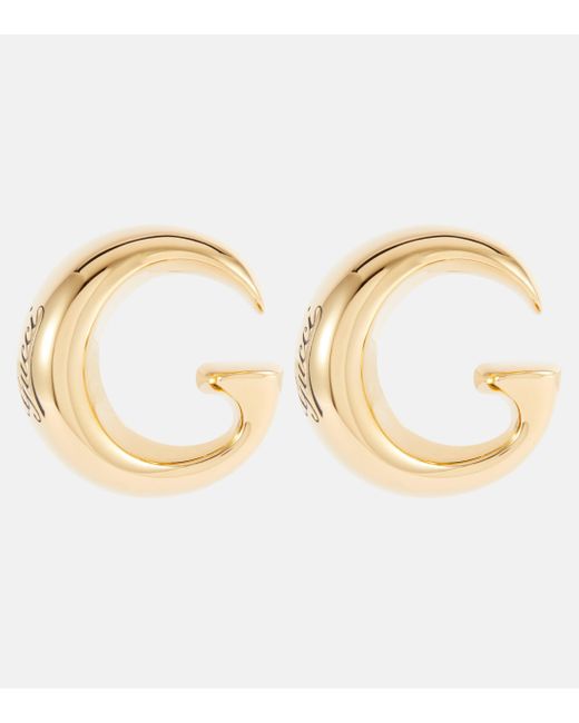 Gucci Metallic G Motif Earrings