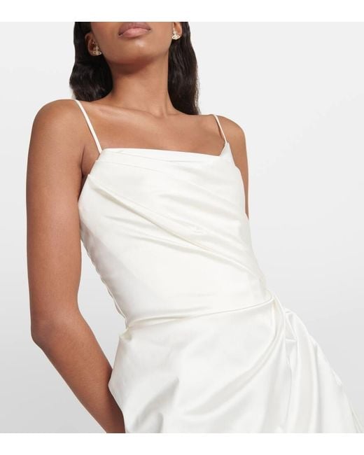 Vivienne Westwood White Bridal Venus Satin Minidress