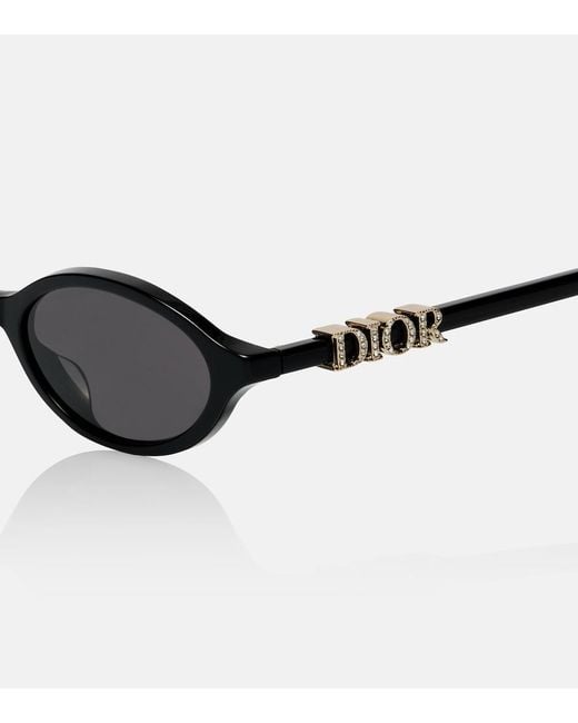 Dior Brown Diortreasure R1I Oval Sunglasses