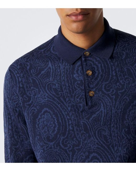 Etro Polopullover in Blue für Herren