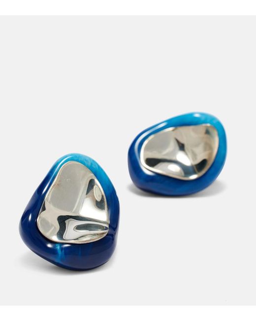 Jil Sander Blue Ohrringe