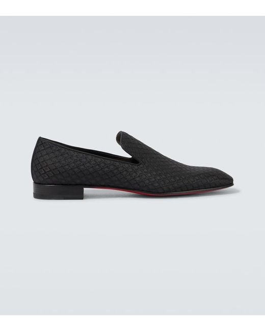 Mocassins Dandelion En Jacquard Christian Louboutin pour homme en coloris Black