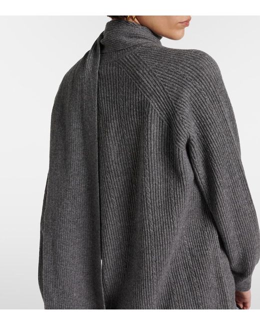 Etro Gray Cashmere Sweater
