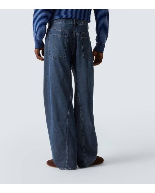 Jacquemus Blue Espiral De-Nimes Tapered Jeans for men