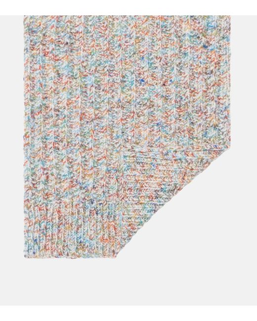 Loewe Multicolor Wool And Cashmere-Blend Scarf