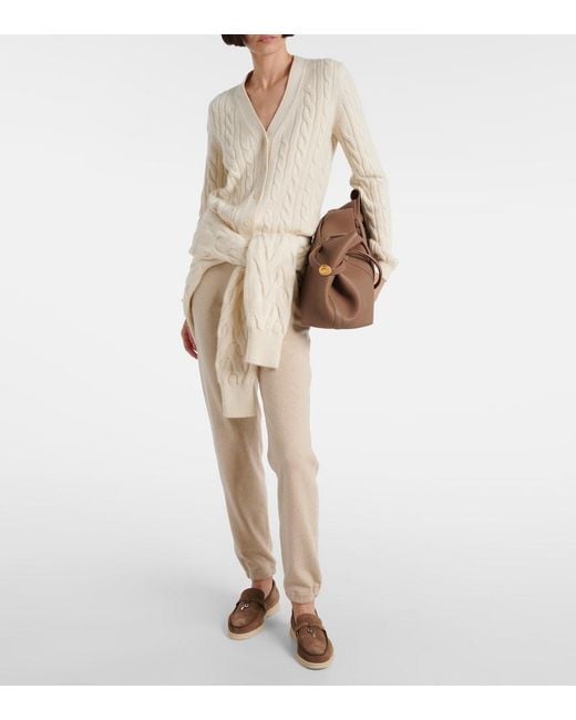 Loro Piana Natural Merano Cashmere Sweatpants