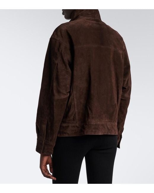 Nili Lotan Brown Cirque Suede Jacket