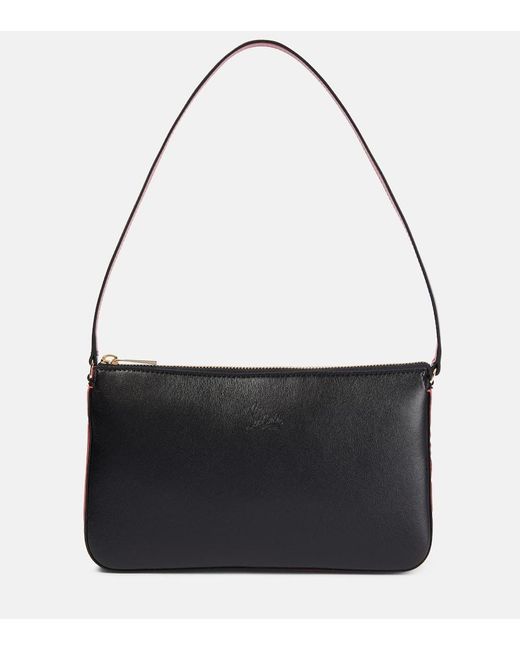 Christian Louboutin Black Loubila Leather Shoulder Bag