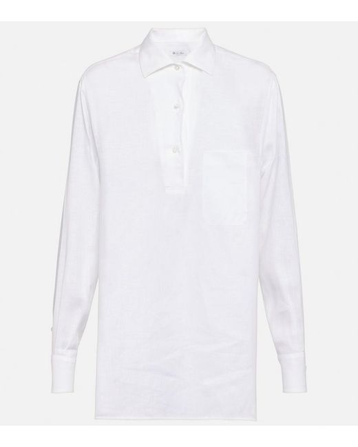 Loro Piana White Flax Shirt