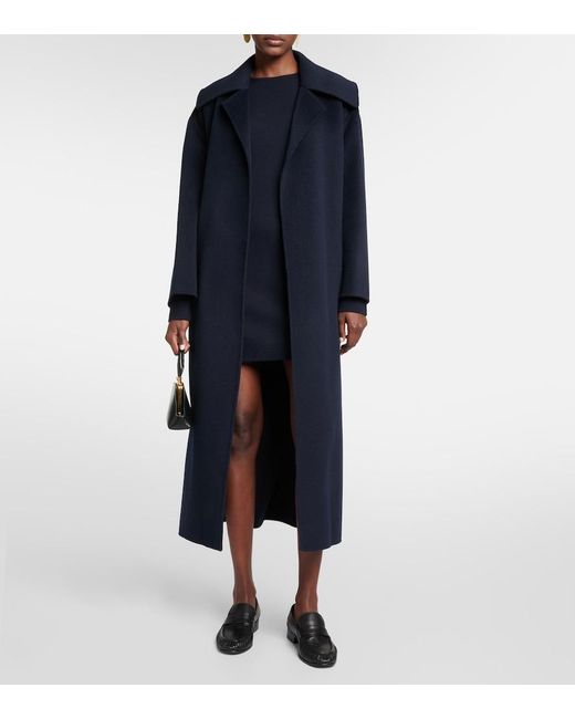 Max Mara Black Eridani Wool Minidress