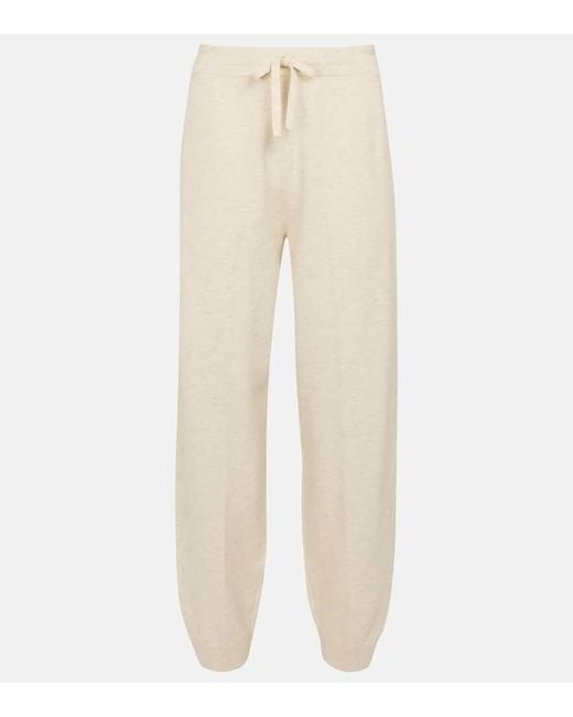 Pantaloni Sportivi Kira di Isabel Marant in Natural