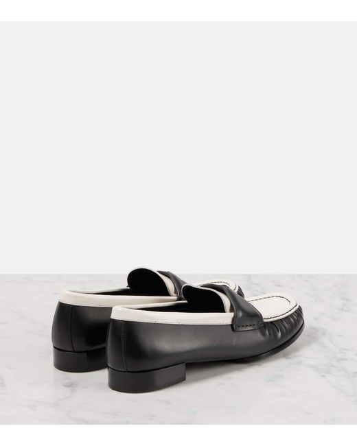 Givenchy Black Loafers 4G aus Leder