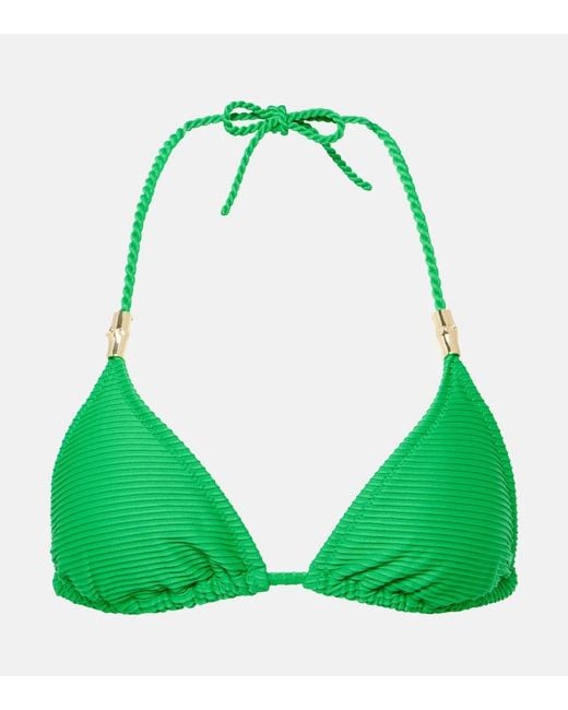 Heidi Klein Green Bikini-Oberteil Chamarel