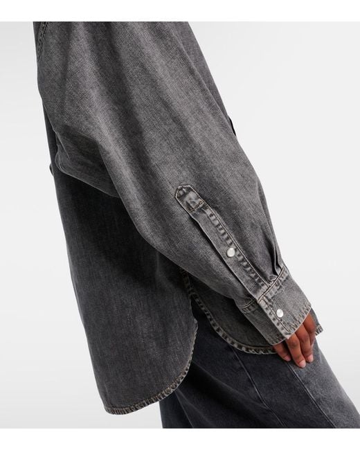 Stella McCartney Black Denim Shirt
