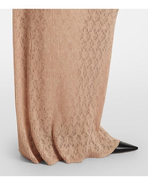 The Row Natural Bandi Ribbed-Knit Maxi Skirt