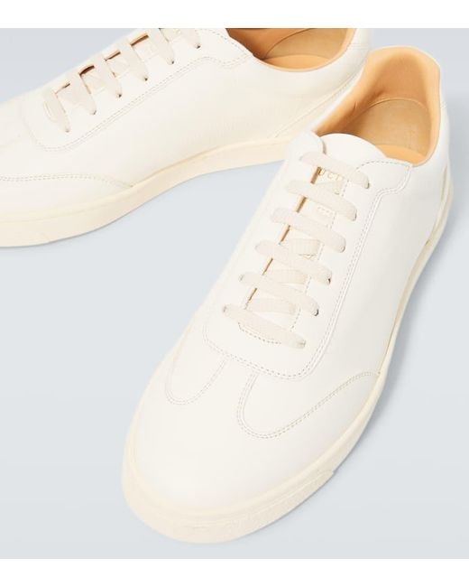 Brunello Cucinelli Sneakers aus Leder in White für Herren