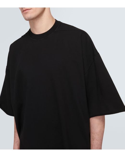Rick Owens T-Shirt Tommy Aus Baumwoll-Jersey in Black für Herren