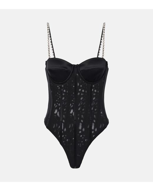 Rebecca Vallance Black Eclipse Bodysuit