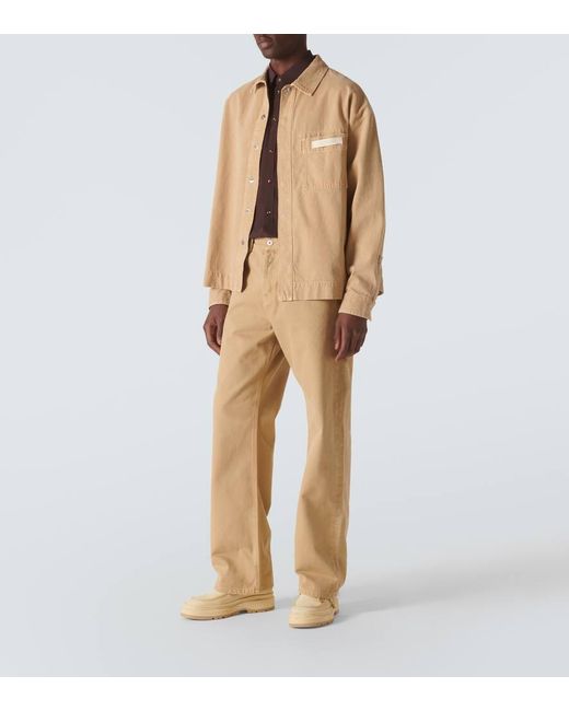 Jacquemus Natural Mid-rise Straight Jeans for men
