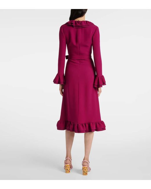 Abito Midi di Valentino in Purple