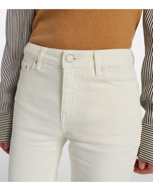 AG Jeans White Tropea Flared Jeans