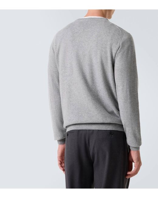 Jersey De Cachemir Rubinacci de hombre de color Gray
