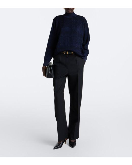 Missoni Blue Pullover Zigzag