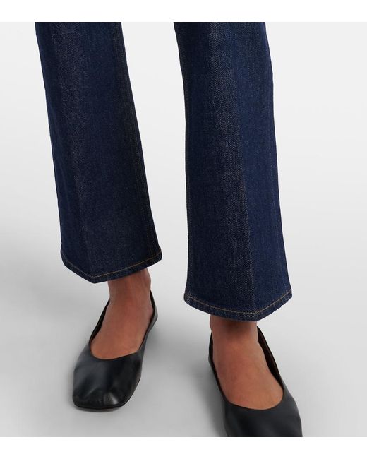 Citizens of Humanity Blue Zurie High-Rise Straight Jeans